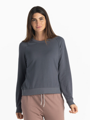 Free Fly - Women's Bamboo Lightweight Fleece Crew