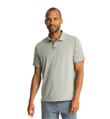 Free Fly Polos S / Heather Agave Green Free Fly - Men's Bamboo Flex Polo II