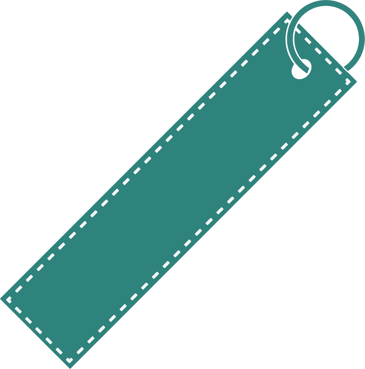Threadfellows Decoration Woven Flight Tag