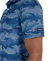 Bad Birdie Polos Bad Birdie - Men's Frostbite Azure Polo