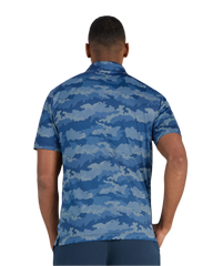 Bad Birdie Polos Bad Birdie - Men's Frostbite Azure Polo