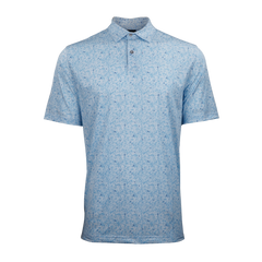 Greg Norman Polos S / Cloud Greg Norman - Men's Scattered Shark Tail Polo