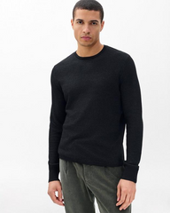 rag & bone Sweaters Black / S rag & bone - Men's Gregory Crewneck Sweater