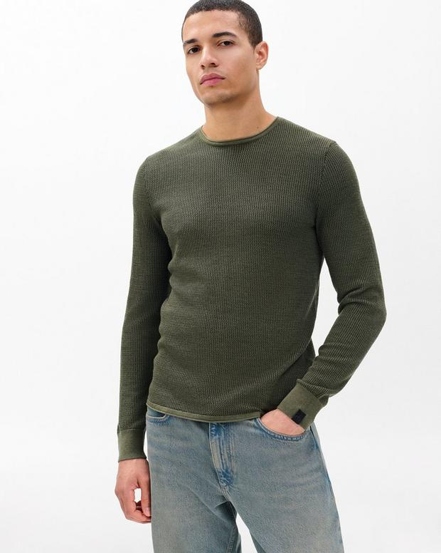 rag & bone Sweaters Dark Green / S rag & bone - Men's Gregory Crewneck Sweater