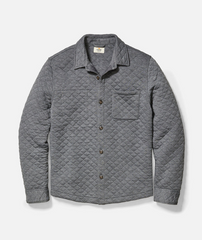 Marine Layer Sweatshirts S / Dark Heather Grey Marine Layer - Men's Corbet Quilted Overshirt