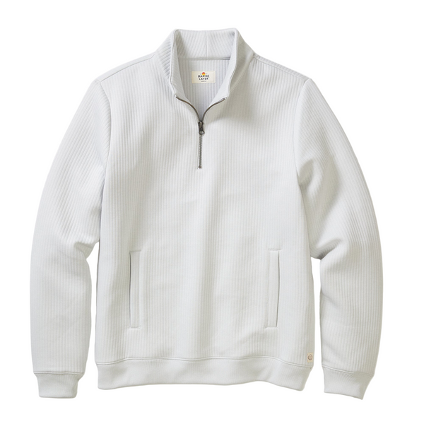 Marine Layer Layering S / Stone Marine Layer - Corbet Quilted Quarter-Zip