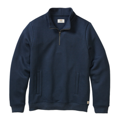 Marine Layer Layering S / Navy Marine Layer - Corbet Quilted Quarter-Zip