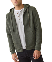 Marine Layer Sweatshirts Marine Layer - Corbet Quilted Full-Zip Hoodie