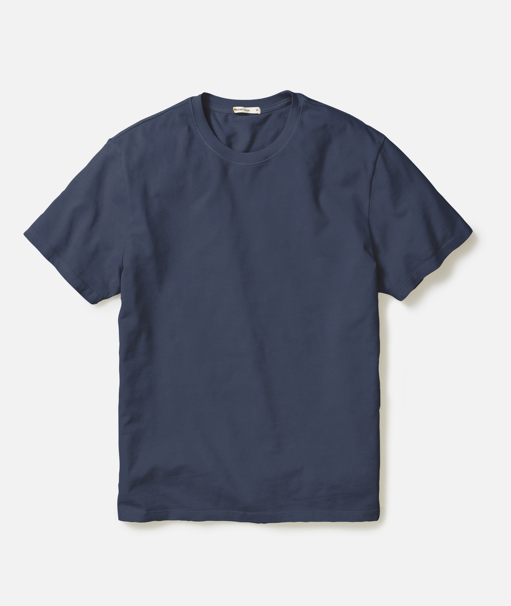 Marine Layer T-Shirts Mood Indigo / XS Marine Layer - Men's Cloud 9 Sueded Jersey Tee