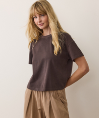Marine Layer T-Shirts XS / Coffee Marine Layer - Women's Cloud 9 Jersey Tee