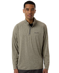 HUK Layering HUK - Men's Airweight Heather Quarter-Zip Pullover