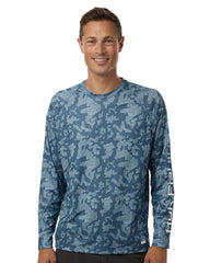 HUK T-Shirts HUK - Men's Lo Pro Running Lakes Long-Sleeve T-Shirt