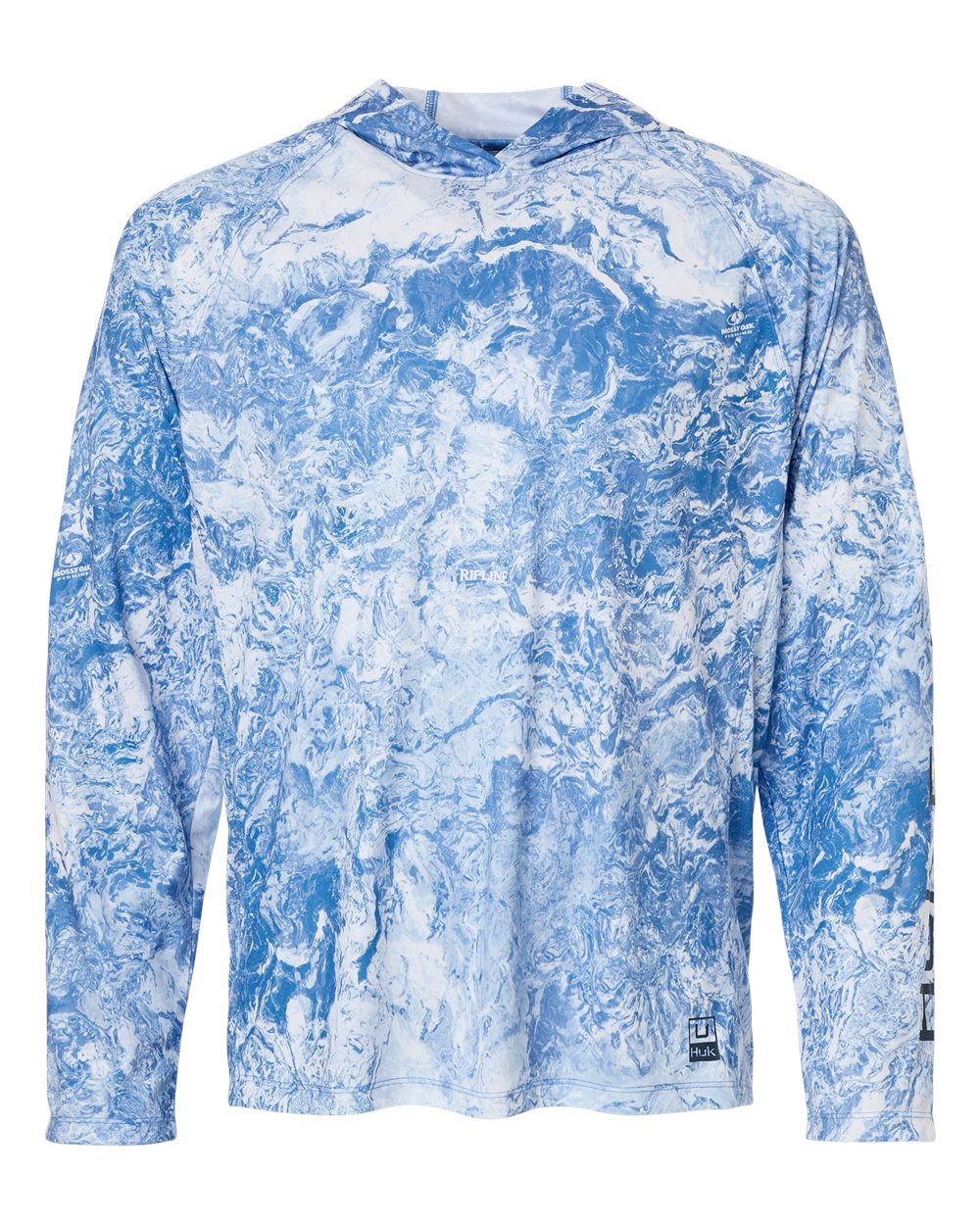 HUK T-Shirts S / Regatta HUK - Men's Pursuit Mossy Oak Hooded T-Shirt