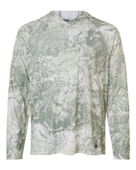 HUK T-Shirts S / Seagrass HUK - Men's Pursuit Mossy Oak Hooded T-Shirt