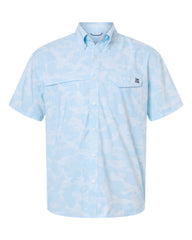 HUK Woven Shirts S / Coastal Drift HUK - Men's Tidepoint Printed Short Sleeve Shirt