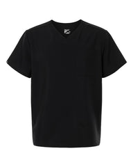 Hanes Scrubs S / Black Hanes - Men's V-Neck 1 Pocket Scrub Top