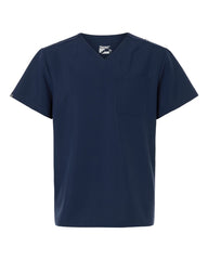 Hanes Scrubs S / Navy Hanes - Men's V-Neck 1 Pocket Scrub Top