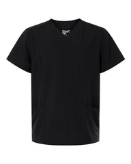 Hanes Scrubs S / Black Hanes - Men's V-Neck 3-Pocket Scrub Top