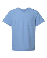 Hanes Scrubs S / Ceil Blue Hanes - Men's V-Neck 3-Pocket Scrub Top