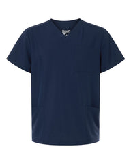 Hanes Scrubs S / Navy Hanes - Men's V-Neck 3-Pocket Scrub Top