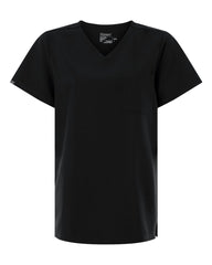 Hanes Scrubs S / Black Hanes - Women's V-Neck 1 Pocket Scrub Top