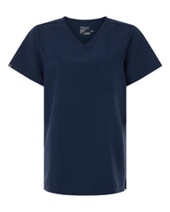 Hanes Scrubs S / Navy Hanes - Women's V-Neck 1 Pocket Scrub Top