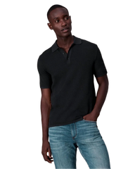 rag & bone Polos XS / Black rag & bone - Men's Harvey Knit Polo