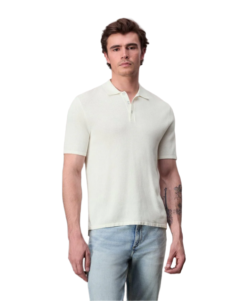 rag & bone Polos XS / Ivory rag & bone - Men's Harvey Knit Polo