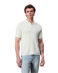 rag & bone Polos XS / Ivory rag & bone - Men's Harvey Knit Polo