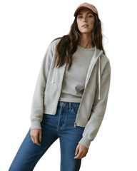 Marine Layer Sweatshirts XS / Heather Grey Marine Layer - Women's Cloud 9 Full-Zip Hoodie