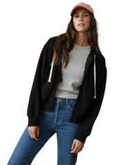 Marine Layer Sweatshirts XS / Black Marine Layer - Women's Cloud 9 Full-Zip Hoodie