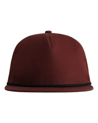 Imperial Headwear Adjustable / Black Cherry/Black Imperial - The Original Rope Five-Panel Cap