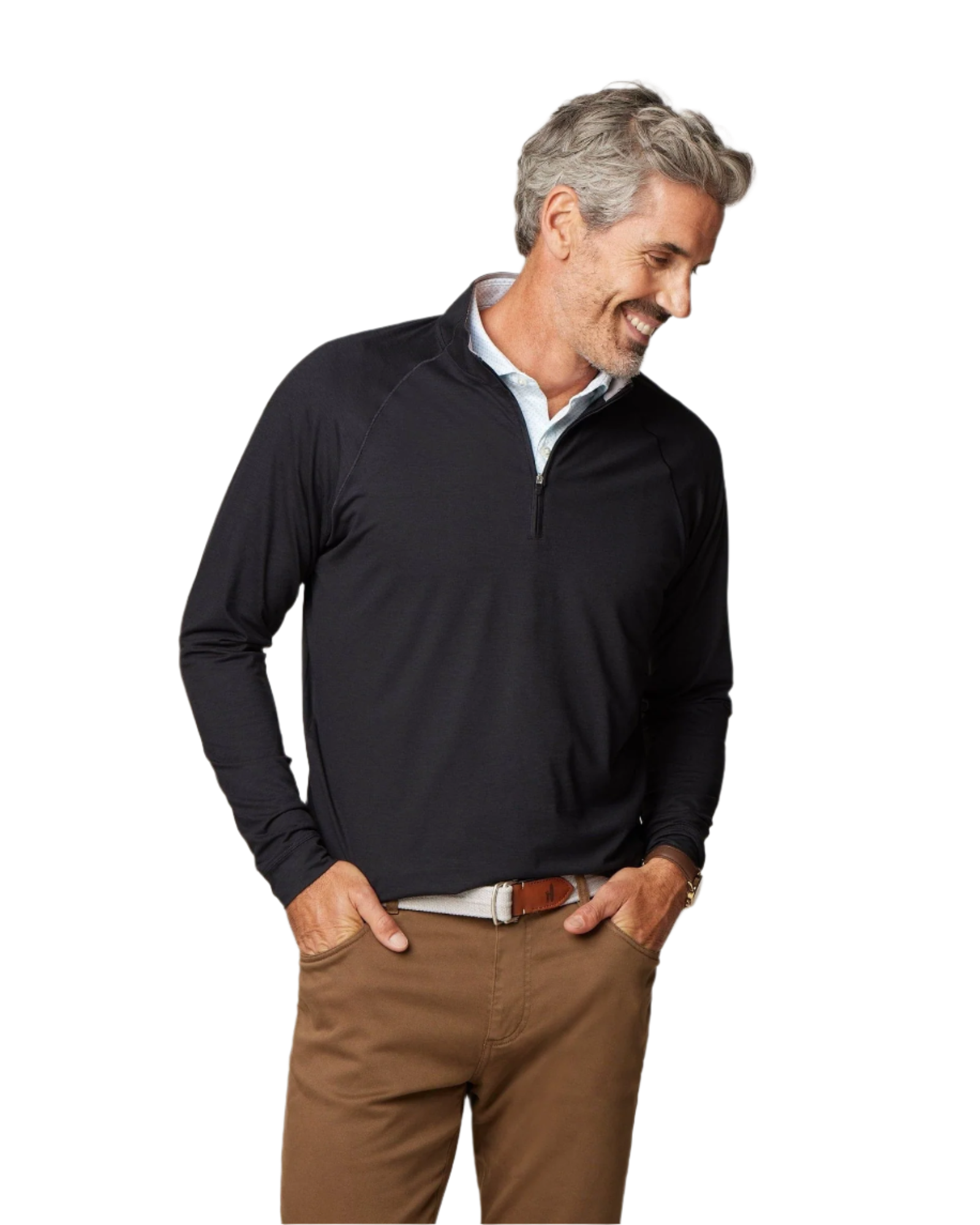 johnnie-O Layering S / Black johnnie-O - Freeborne Performance 1/4 Zip Pullover