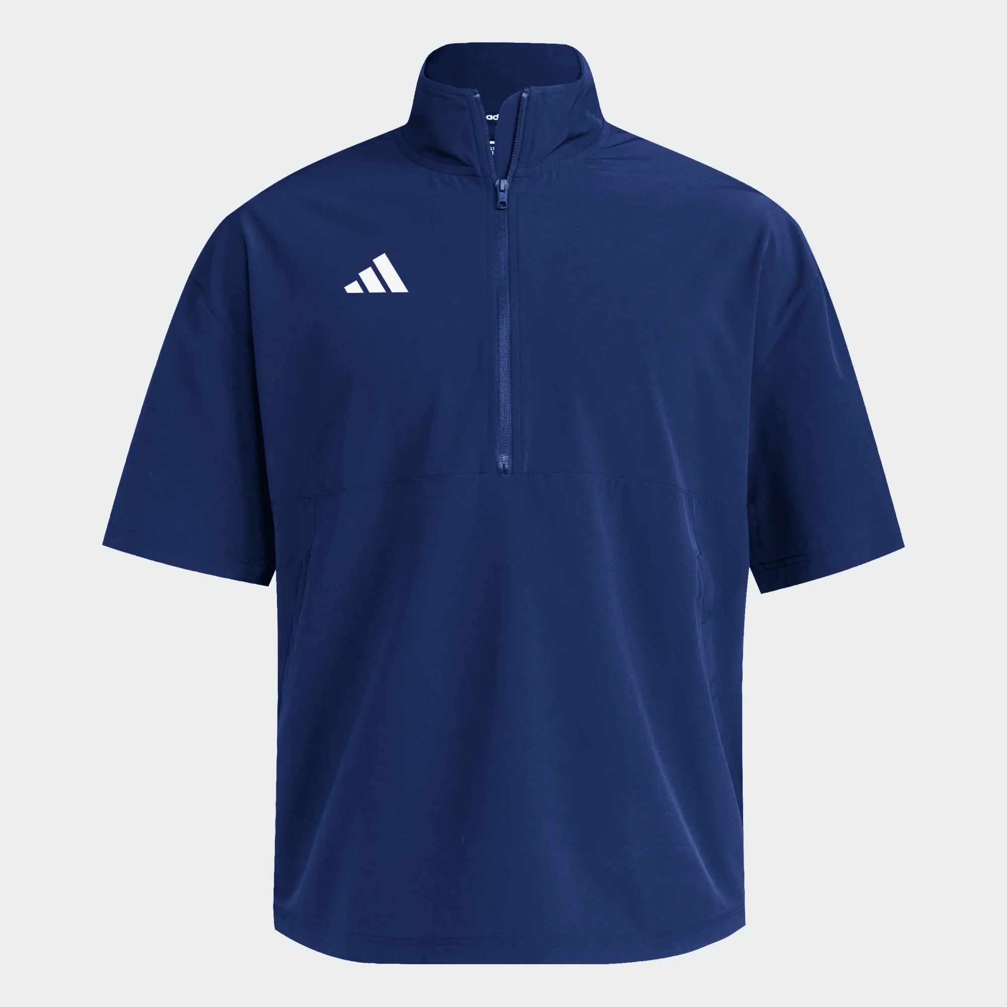 adidas Layering S / Team Navy Blue adidas - Men's Short Sleeve Quarter-Zip Pullover