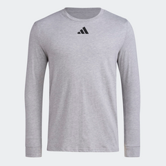 adidas T-Shirts S / Medium Grey Heather adidas - Men's Pregame Long Sleeve T-Shirt