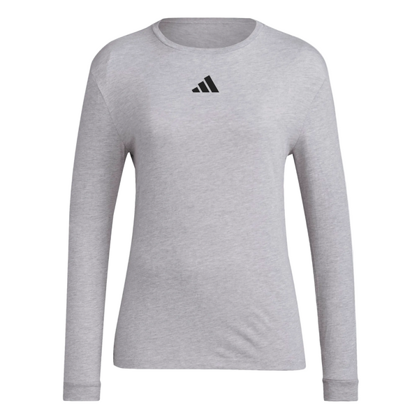 adidas T-Shirts XS / Medium Grey Heather adidas - Women's Pregame Long Sleeve T-Shirt