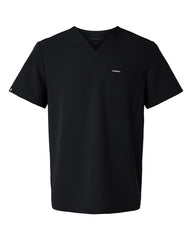 JAANUU Scrubs XS / Black JAANUU - Men's Holmes Everyday 1-Pocket Scrub V-Neck Top