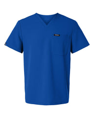 JAANUU Scrubs XS / Royal Blue JAANUU - Men's Holmes Everyday 1-Pocket Scrub V-Neck Top