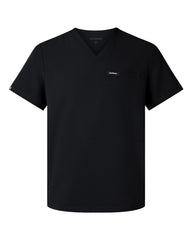JAANUU Scrubs XS / Black JAANUU - Men's Platt 3-Pocket Scrub V-Neck Top