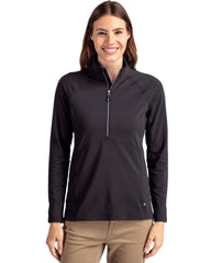 Cutter & Buck - Women's Adapt Eco Knit Half Zip Pullover