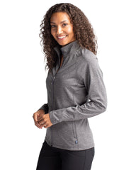 Cutter & Buck - Women's Adapt Eco Knit Heather Recycled Full-Zip Jacket