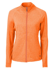 Cutter & Buck - Women's Adapt Eco Knit Heather Recycled Full-Zip Jacket