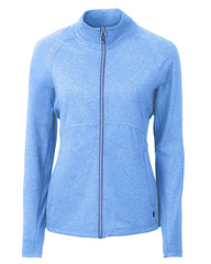 Cutter & Buck - Women's Adapt Eco Knit Heather Recycled Full-Zip Jacket