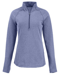 Cutter & Buck - Women's Peshastin Fleece Recycled Half Zip Pullover