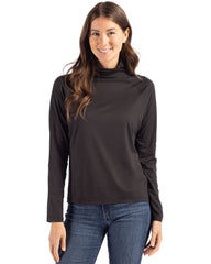 Cutter & Buck Layering Cutter & Buck - Women's Coastline Epic Comfort Recycled Funnel Neck