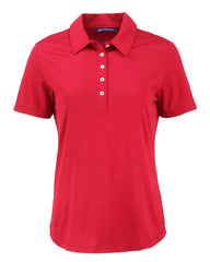 Cutter & Buck Polos XS / Cardinal Red Cutter & Buck - Women's Coastline Epic Comfort Recycled Polo