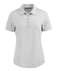 Cutter & Buck Polos XS / Concrete Cutter & Buck - Women's Coastline Epic Comfort Recycled Polo