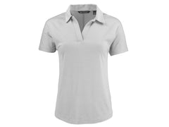 Cutter & Buck Polos XS / Concrete Cutter & Buck - Women's Coastline Epic Comfort Recycled Dolman Polo