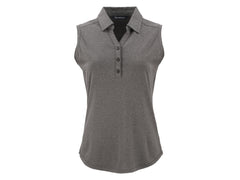 Cutter & Buck Polos XS / Dark Black Heather Cutter & Buck - Women's Forge Eco Stretch Recycled Sleeveless Polo
