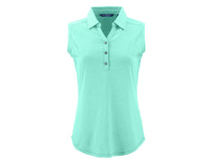 Cutter & Buck Polos XS / Fresh Mint Heather Cutter & Buck - Women's Forge Eco Stretch Recycled Sleeveless Polo